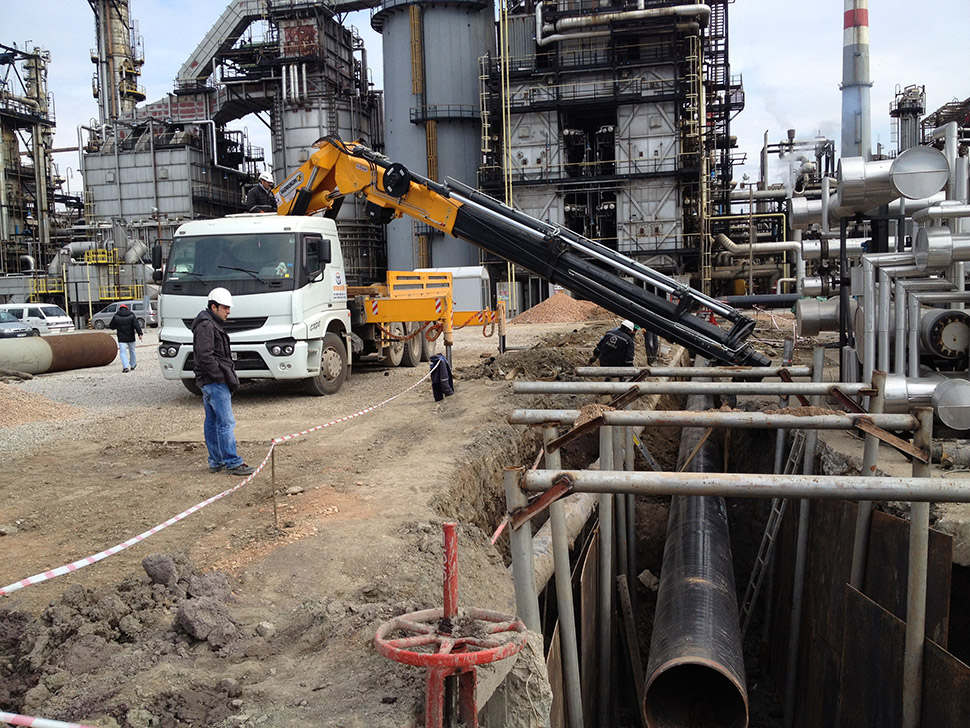 Refinery Fire Water Lines - HDPE Piping Works